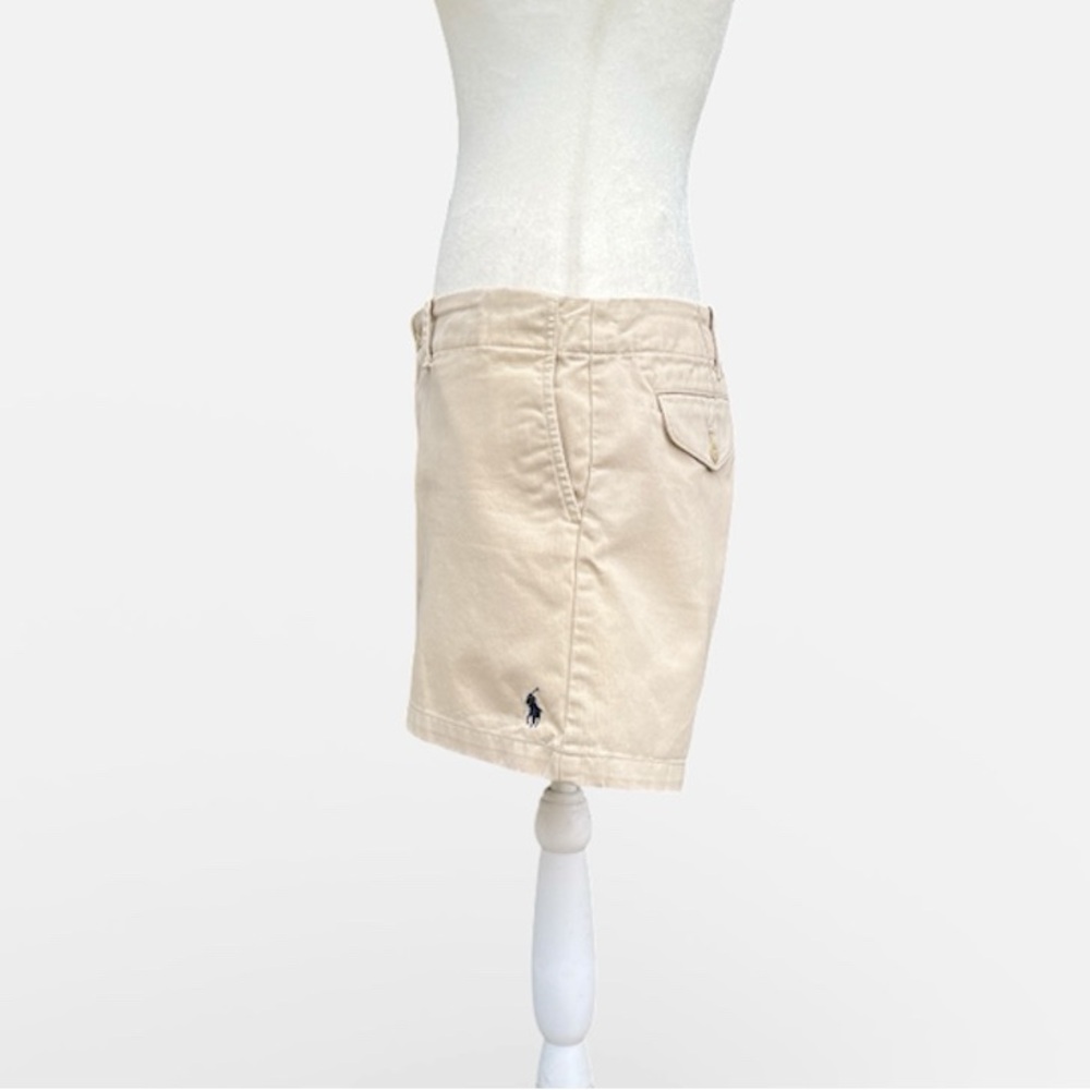 Ralph Lauren Sport 5“ Chino Short in Khaki Size 6 - Picture 3 of 7